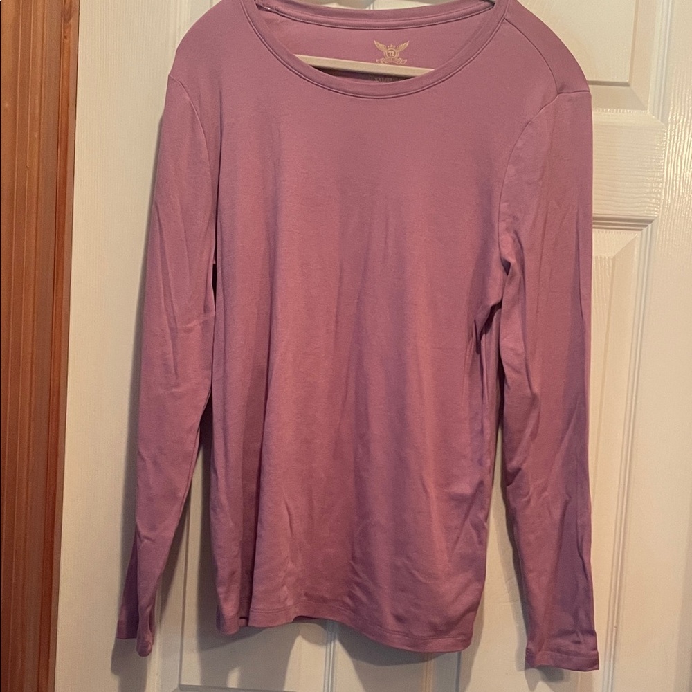 Faded Glory Lilac Long Sleeve Top